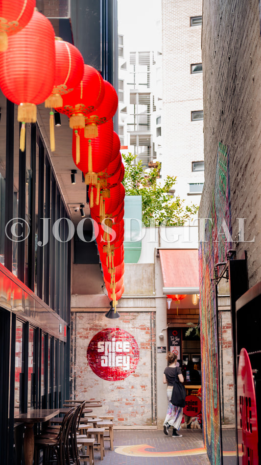 Sydney City Street Scape - Kensington Street & Spice Alley