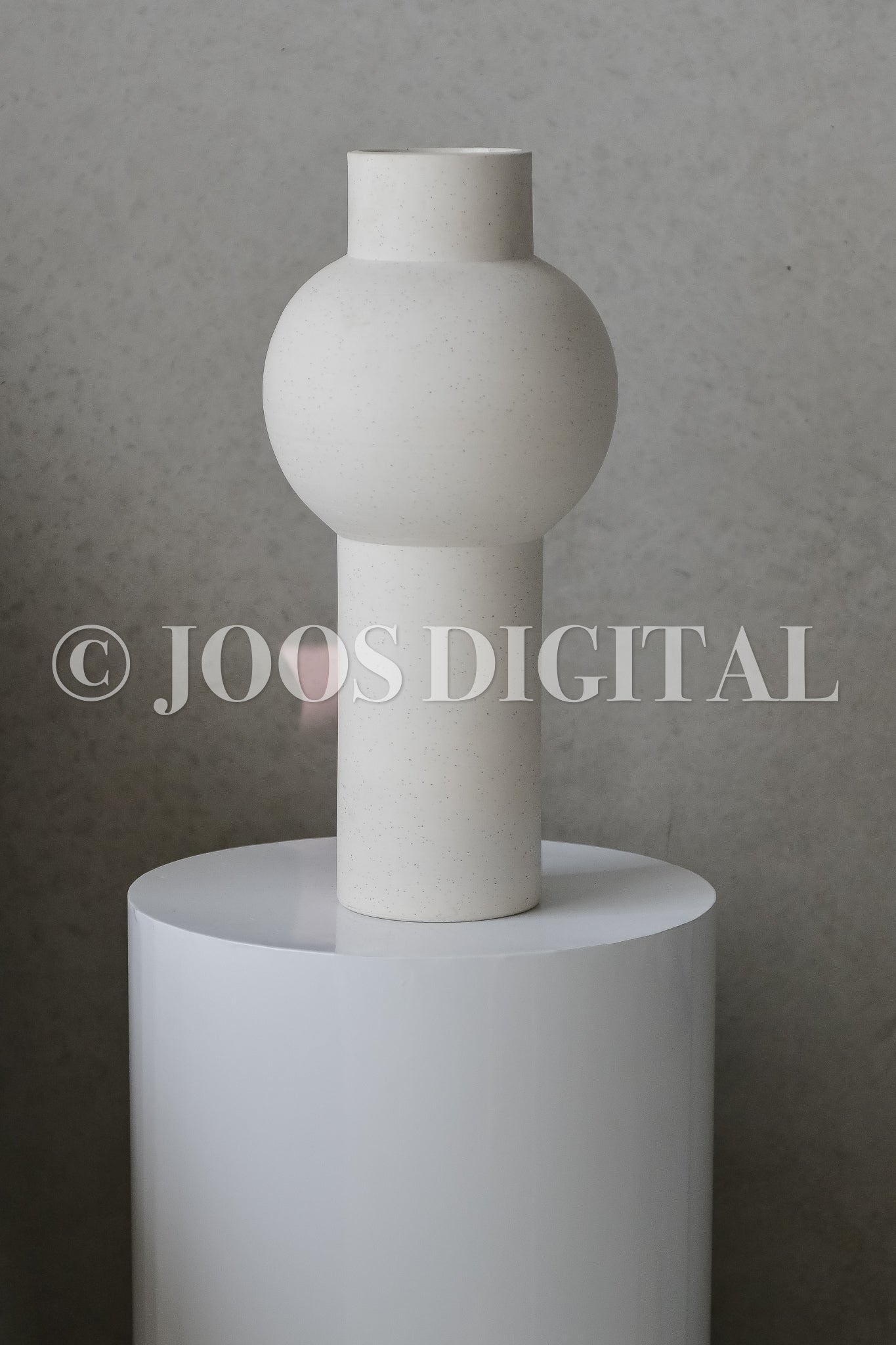 White Vase On White Table